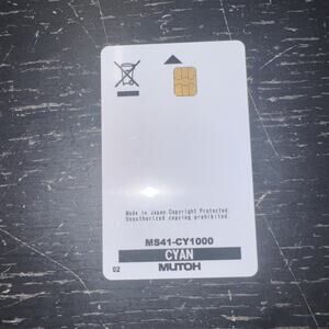 MUTOH INK Smart Chip Card Ms41- Cyan